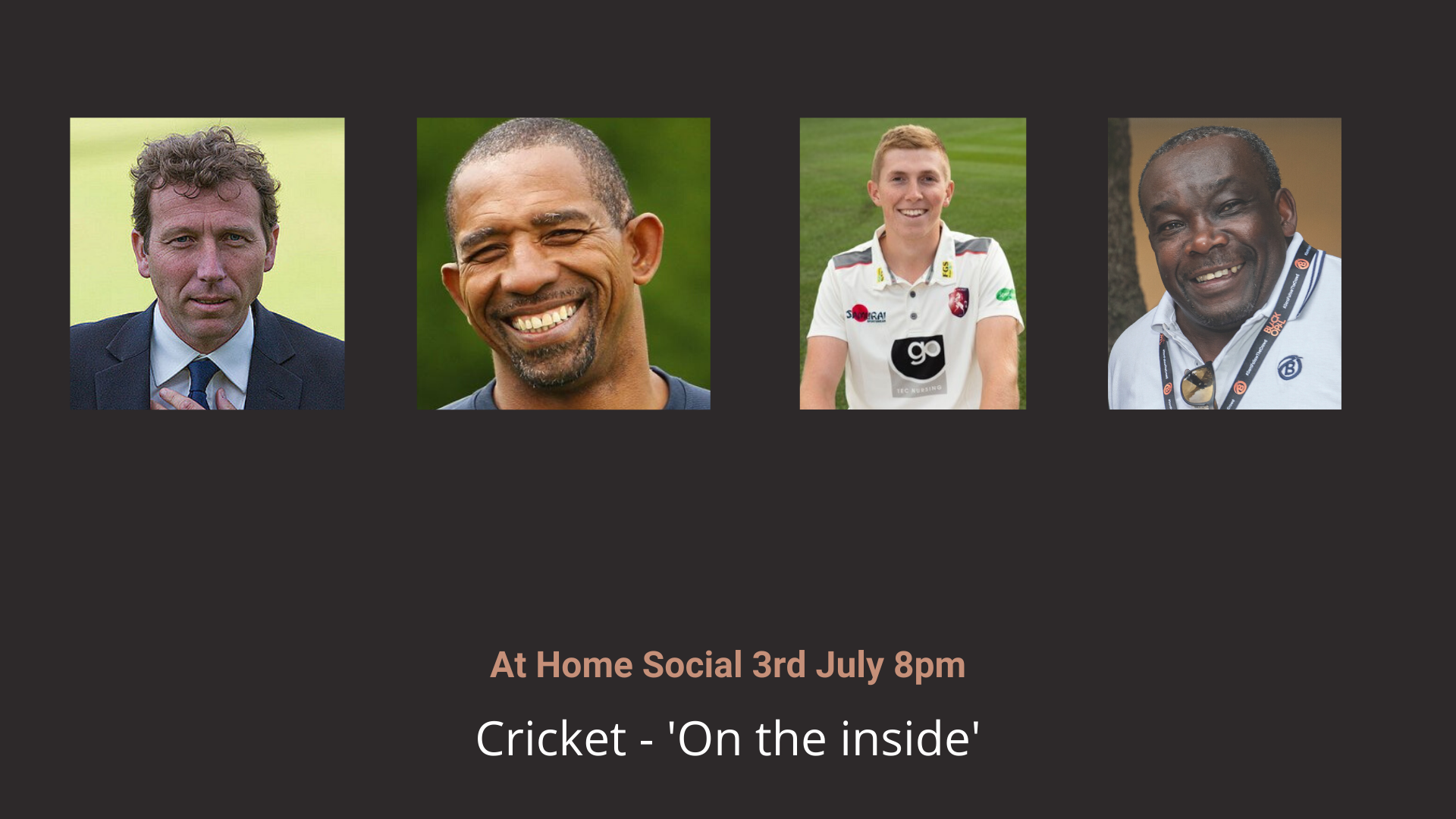 Image for Special guests Zak Crawley, Gladstone Small, Phil Simmons & Mike Atherton