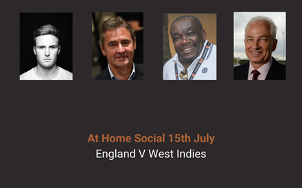 Image for Special guests Jason Roy, Chris Cowdrey and Gladstone Small